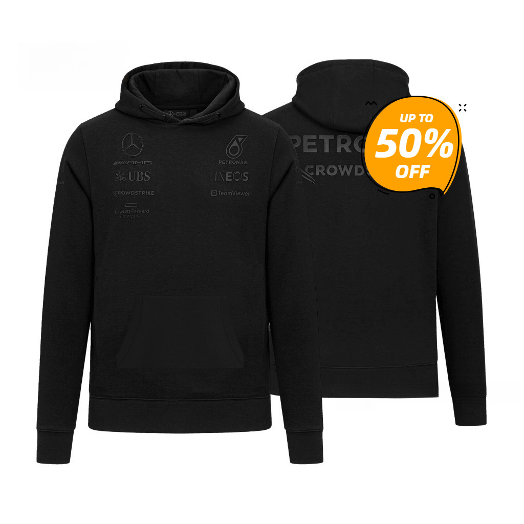 Merc F1 2023 Team Hoodie - Stealth Edition