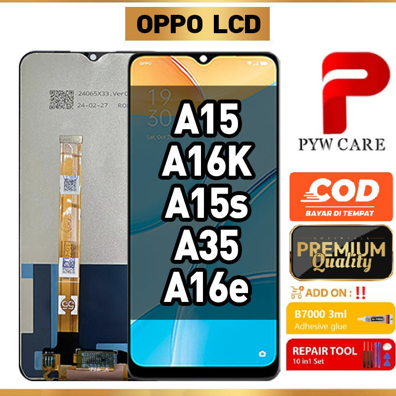 หน้าจอ LCD ที่รองรับสําหรับ Oppo A15 / Oppo A16k / Oppo A15s / Oppo A35 / หน้าจอ LCD Oppo A16e