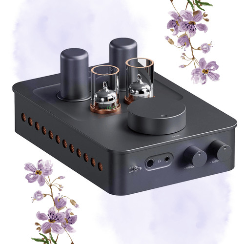 [ส่งตรงจากประเทศญี่ปุ่น]Fosi Audio GR70 แอมป์หูฟังหลอด真 vacuum tube พร้อมหลอด 5654W*2 และ 6AC7*2 รอง