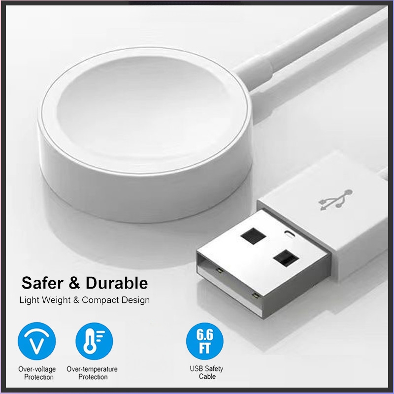 Type C USB Wireless Magnetic Fast Charger สําหรับ iwatch Iwatch Ultra2 SE Series 9/8/7/6 ElBarley