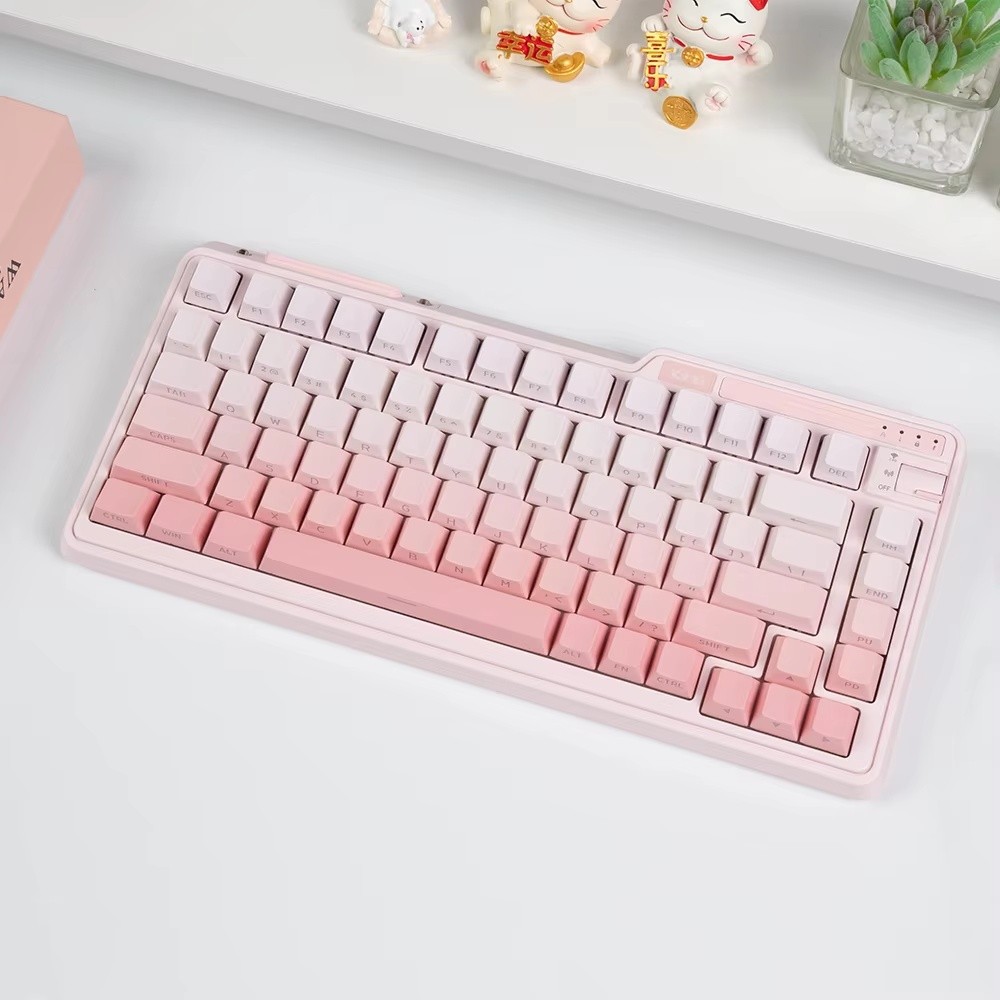 KZZI K75 V2 Wireless Tri-mode Mechanical Keyboard Gasket RGB 8000mAh Customized Hot Swap Windows/MAC