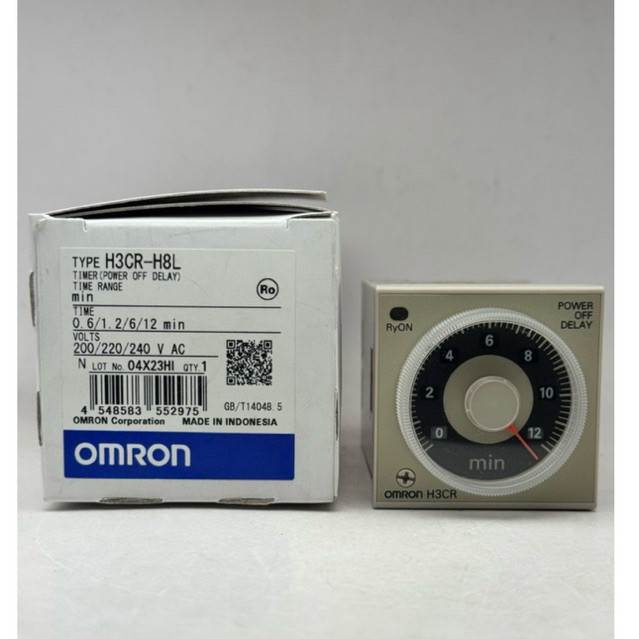 ร้านในไทย ส่งไว H3CR-H8L  220VAC 0.6/ 1.2/6/12 นาที 0mr0n อุปกรณ์ตั้งเวลา 0mr0n อีกหนึ่งสินค้าคุณภาพ
