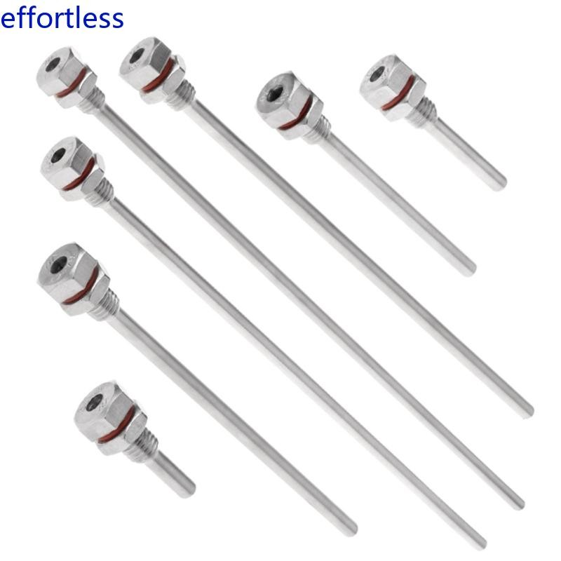 EL Professional Thermowells เหล็ก M10X1 5 ด้าย OD6mm สําหรับเซ็นเซอร์อุณหภูมิ 35 50 100 150 200 250 