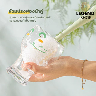 แปรงล้างขวด แปรงล้างแก้ว หัวแปรง5in1 ด้ามยาว อเนกประสงค์ ล้างขวดนม ขวดน้ำ ได้แขวนได้