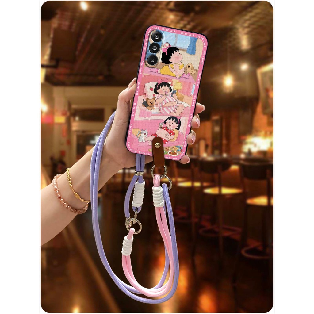 นิ่มน่ารัก Samsung M36 5G/F36 5G/SM-M366B/SM-E366B เคสโทรศัพท์ Youth Creative แบบพกพารวมทุกอย่างขอบก
