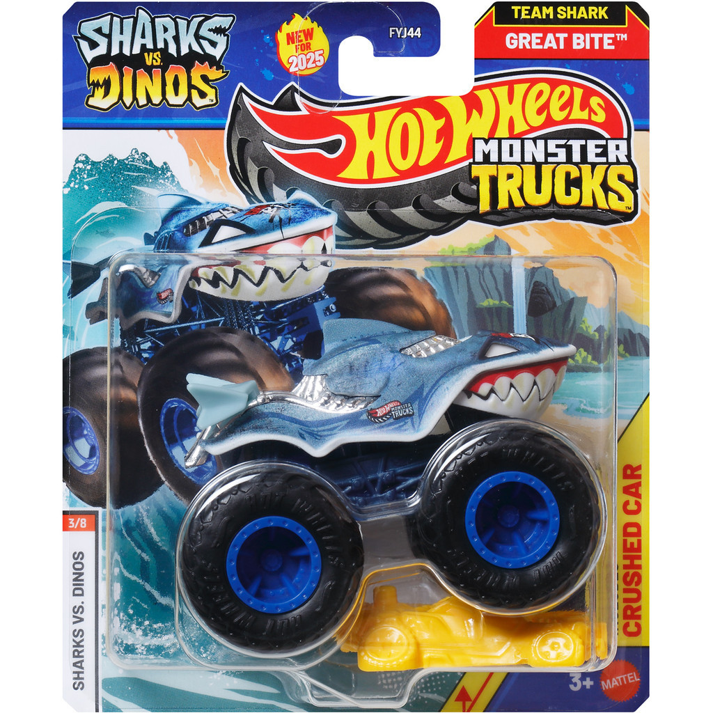 Hot Wheels รถบรรทุกมอนสเตอร์ FYJ44 1:64 Die-Cast 44 Off-Road Sand-ปีน Stunt รถของเล่นสําหรับชายและสะสม ราคา ถูกที่สุด ดีลบีเคเค แกลเลอรีภาพที่ 3