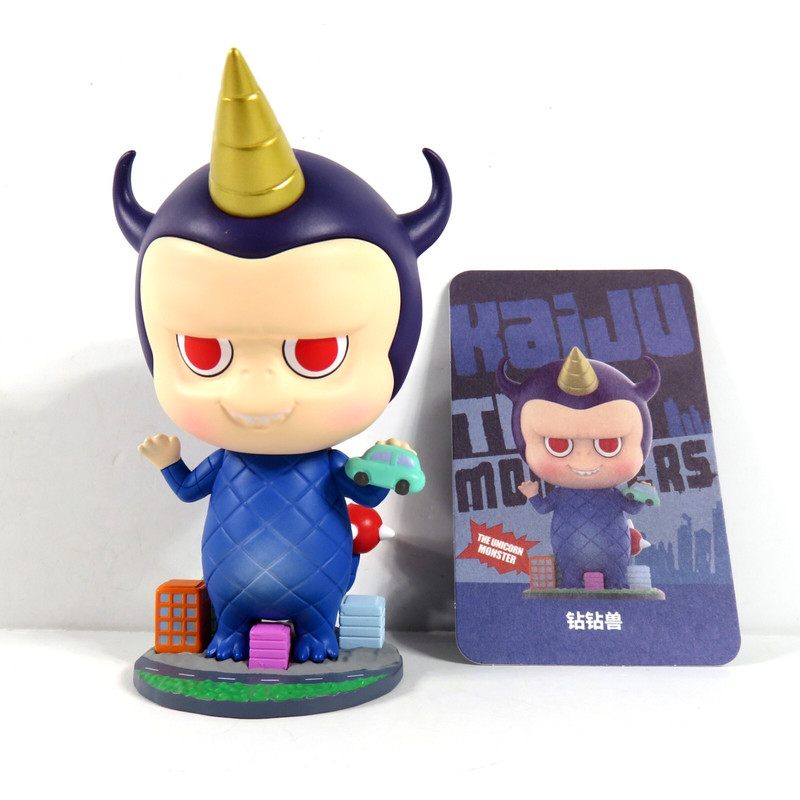 Pop Mart Labubu The Monsters Kaiju Series The Unicorn Monster Figure ใหม่