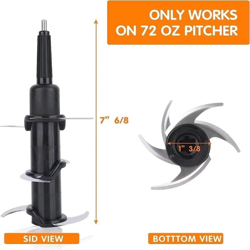 6 ใบมีด Ninja Blender อะไหล่, Ninja Blender ใบมีด 72 ออนซ์เหยือก Fit สําหรับ Nutri Ninja เครื่องปั่น