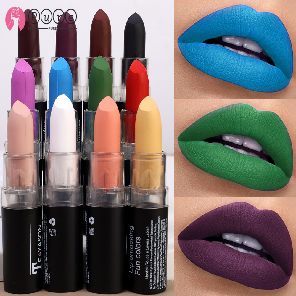 [BZ]24H Wear Lipstick สูตร Non-Drying พร้อม Wax Blend เหมาะสําหรับการใช้งานทุกวัน/สิ่งประดิษฐ์ | 12 