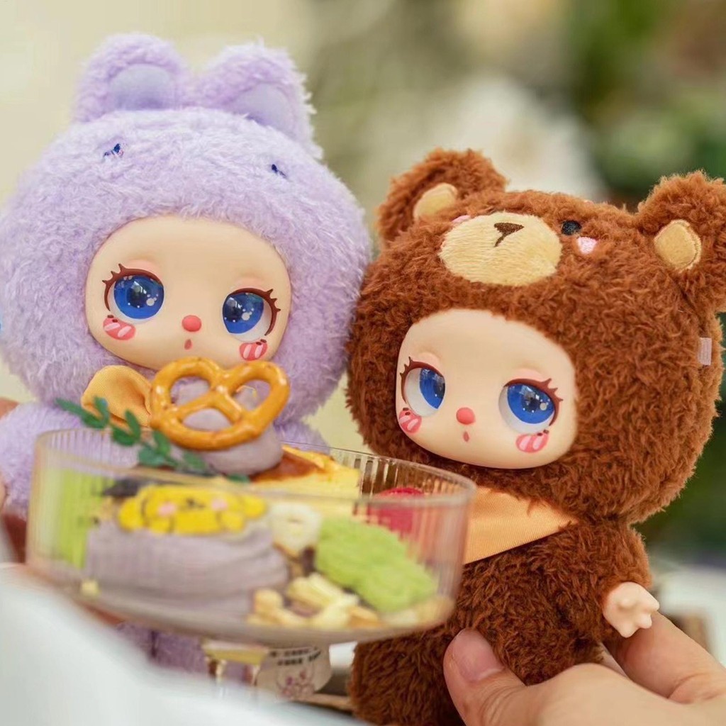 น่ารัก Lila Lucky Cat Liila Zoo V2 ตุ๊กตาตุ๊กตาต้นฉบับสุ่มกล่องตาบอด 1 ชิ้นเครื่องประดับสะสม tayenit