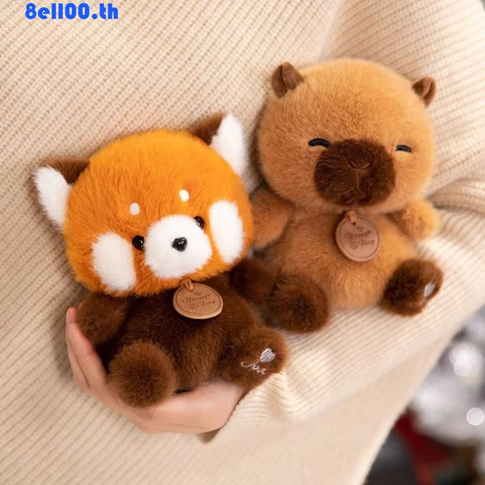 ดาร์เนลลา สัตว์นั่งตุ๊กตา,สีแดงแพนด้าตุ๊กตาสัตว์ช้างตุ๊กตาตุ๊กตา,ของขวัญวันเกิดสัตว์เลี้ยงการ์ตูนโต๊ะเครื่องประดับการ์ตูน คาปิบาระ ตุ๊กตาของเล่นเด