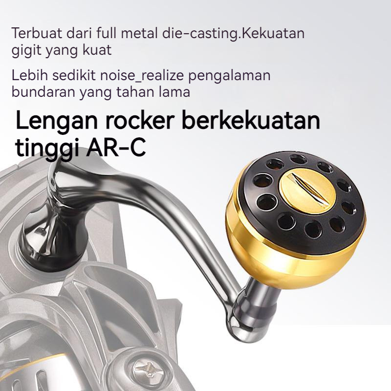 รอกตกปลา รุ่น LC รอกสปินนิ่ง รอกจิ๊กกิ้งโลหะ รอกแคสติ้ง ราคาถูก แรงเบรก 12BB ลากสูงสุด 30 กก. ตลับลูกปืนปลาคาร์ป - รูปที่ 4