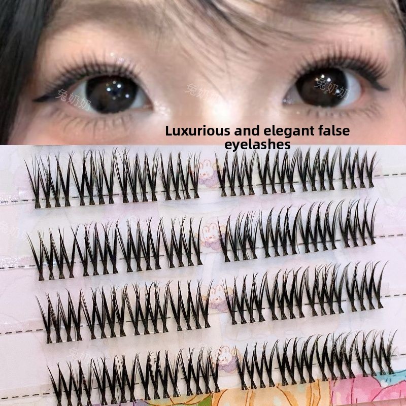 แฟชั่น Light Golden Feeling Mirrored Thai Trilogy Rabbit Granny Girl Group X8 Lazy Segmented Makeup 