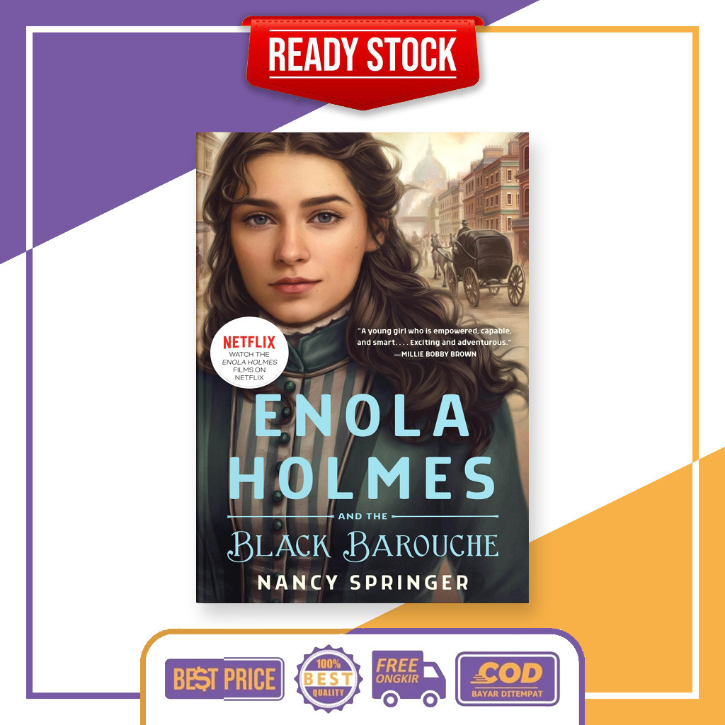 Enola Holmes และ Barouche สีดํา โดย Nancy Springer