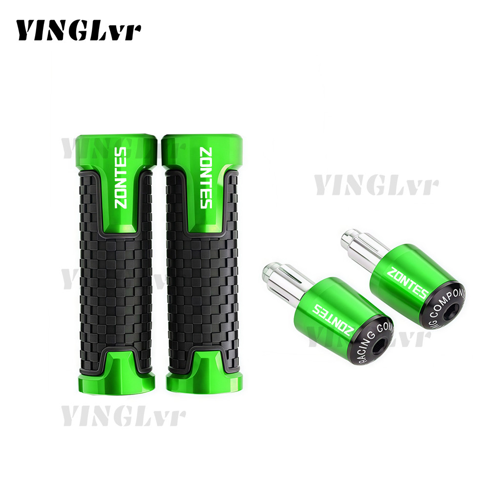 สําหรับ ZONTES 368G 350D 350E 310X 310R 310V 310T 155U 155G 155U1 2015-2023 2024 2025 อุปกรณ์เสริมรถจักรยานยนต์ CNC Alloy Handle Grip พร้อม End Bar ปลั๊กชุด - รูปที่ 7