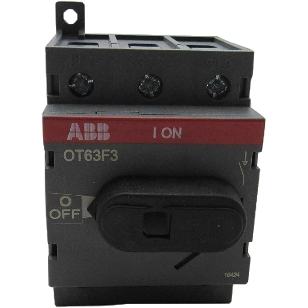 ABB OT63F3 ตัดการเชื่อมต่อไม่อย 60 แอมป์ 3 ขั้ว
