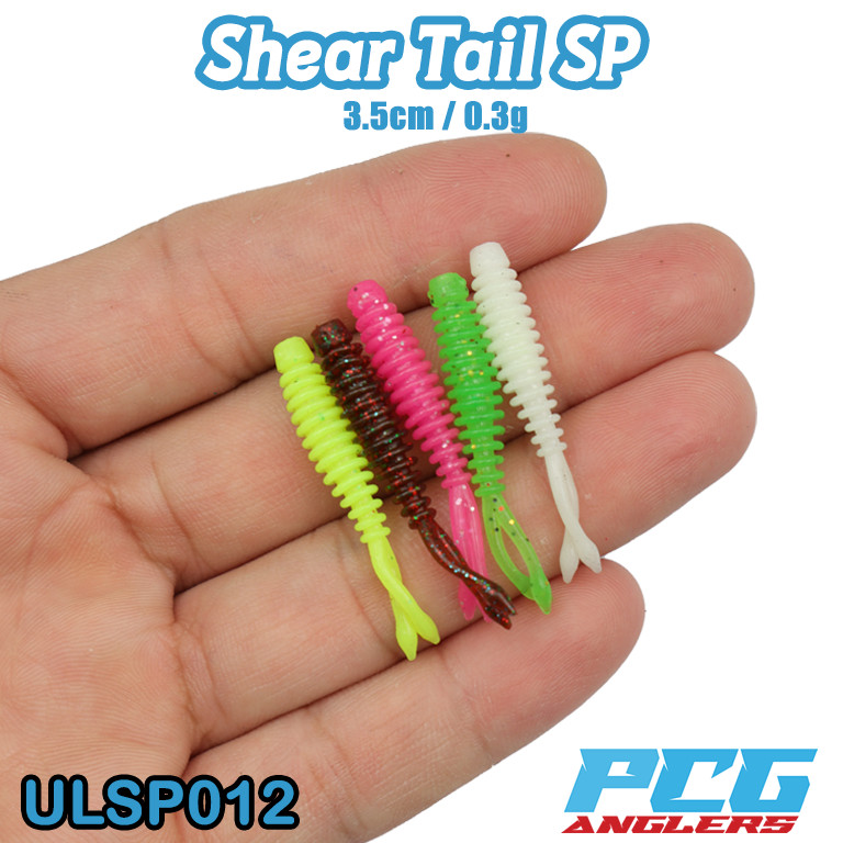 เฉือนหาง SP 3.5 ซม. 1 แพ็ค/20 ชิ้น Umpan Ajing Lure Pancing Casting Worm Softplatic Ultralight ตกปลา
