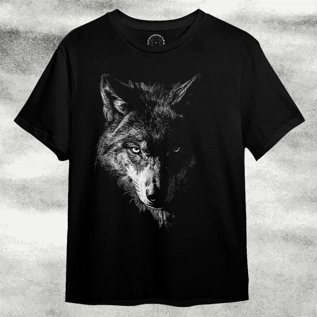 เสื้อยืด 3DD Black Wolf Premium Distro - DT0852