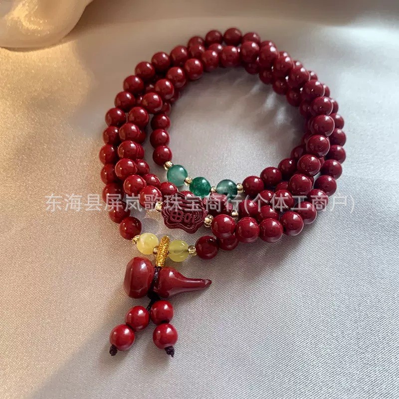 สร้อยข้อมือมุก 108 เม็ดแบบ.Multi-Circle แบรนด์Lotus Play Live Supply