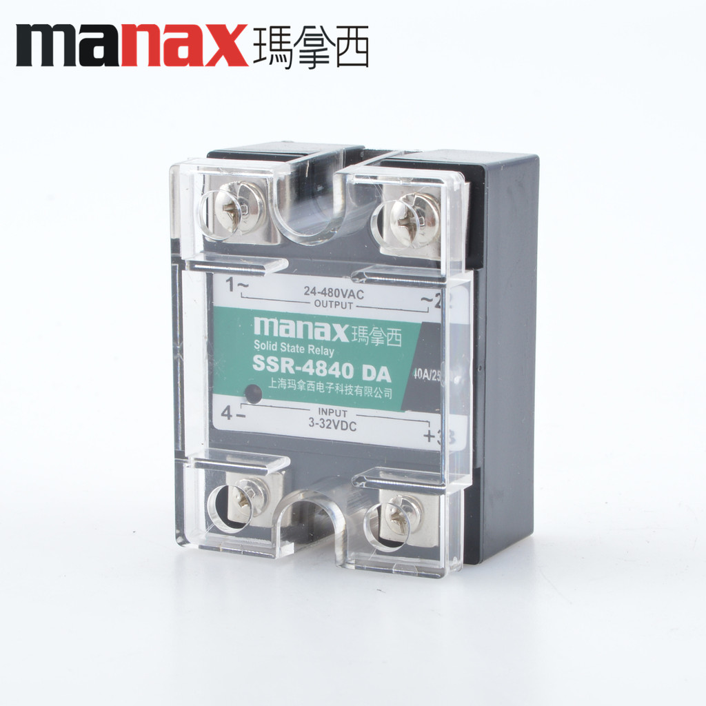 Shanghai Manasi SSR-4840DA 10DA 20 25DA 60DA 80DA 100DA Solid State Relay