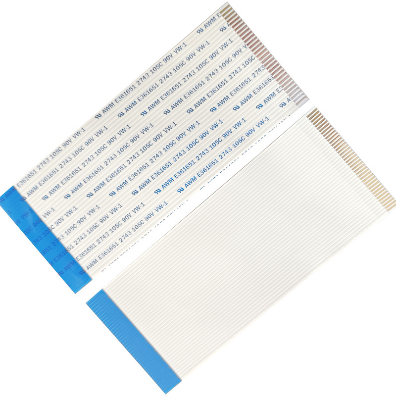 FPC/FFC ยืดหยุ่นแบนสาย 1.25 Pitch 40p สายแบนทองแดงบริสุทธิ์ AWM 62624 80C 60V VW-1