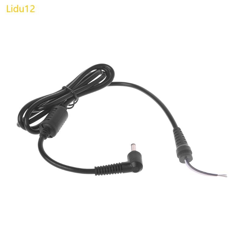 Lidu12 DC Power Adapter Cable L Shaped Plug Connector พร้อม Pin สําหรับแล็ปท็อป S200E