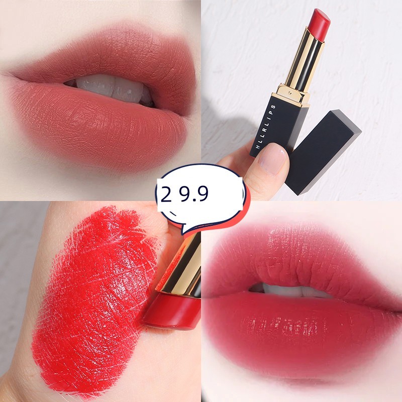 ลิป ลิปแมท 2 ชิ้น 9.9 Yuan Matte Matte Niche Brand ลิปสติก