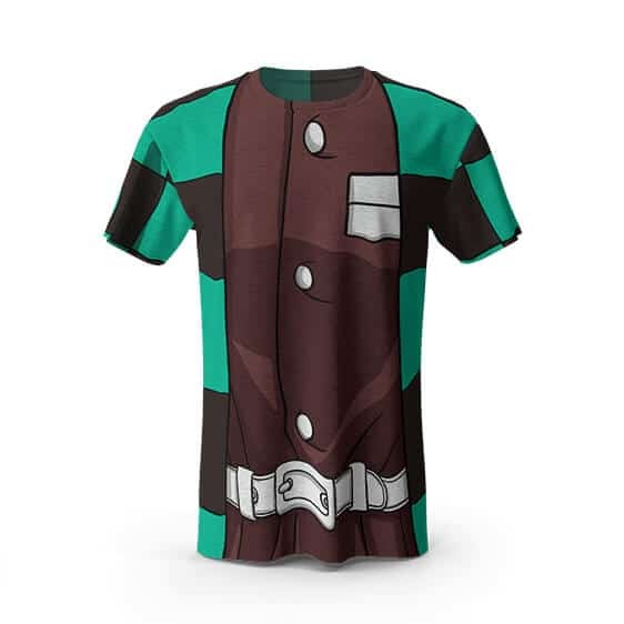 เสื้อยืด Demon Slayer Cosplay Tanjiro Kamado