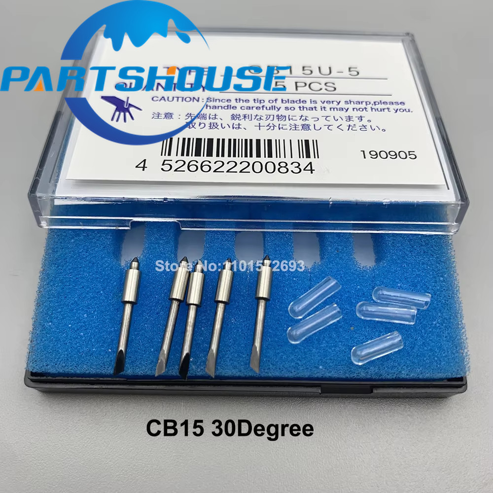 CB09UB-5 ใบมีดตัดมีดสําหรับ Graphtec CE3000 CE5000 CE6000 CE7000 FC8600 FC8000 เครื่องตัด CB09U มีดใ