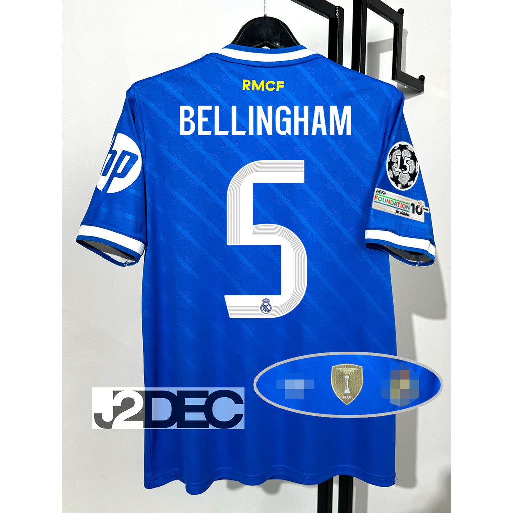 ใหม่ล่าสุด!! เสื้อฟุตบอล lSอัล มาริด Third ชุดสาม [ 3A ] เกรดแฟนบอล 2025/26 ฟลูออฟชั่น UCL+FIFA ชื่อนักเตะครบทุกคน - รูปที่ 4