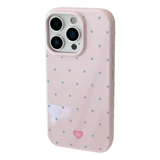 รวมทุกอย่าง Contrast Color Simple Polka Dot เคสโทรศัพท์ป้องกันเหมาะสําหรับ TPU สําหรับ iPhone12 13 14 15 16 17Pro Max