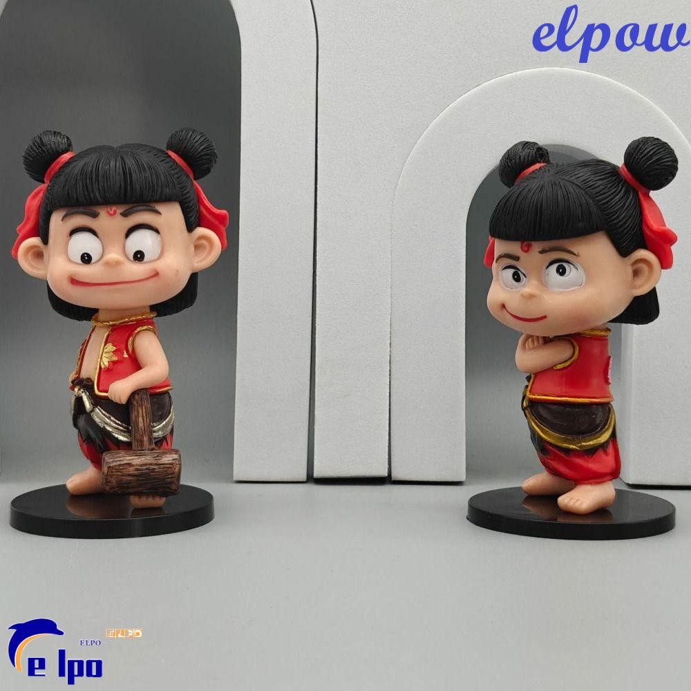 PIXELPOWER NeZha2 Action Figure,ตุ๊กตาPVC NeZha2 ของเล่น,เดสก์ท็อปตกแต่งอะนิเมะQ Versie NeZhaตัวเลขเ