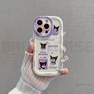 เคสไอโฟน คุโรมิ สำหรับ IPhone 13 11 12 14 15 PRO MAX XR XS MAX 6 7 6S 8 14 15 Plus 15PRO 11PRO 13PRO 14PRO 12PRO PFK957