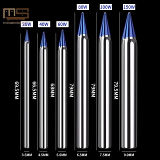 Tt หัวแร้งเคล็ดลับ Blue Pointed เคล็ดลับเชื่อม 30/40/60/80/100/150W ความร้อนภายนอกบัดกรีเหล็กตะกั่วสถานี Solder เครื่องมือ mbn