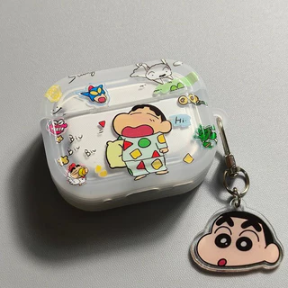 Sleepy Crayon Shin Chan AirPodsPro3 เคส AirPods 4/3/2/1 สําหรับฝาครอบป้องกันหูฟัง Apple