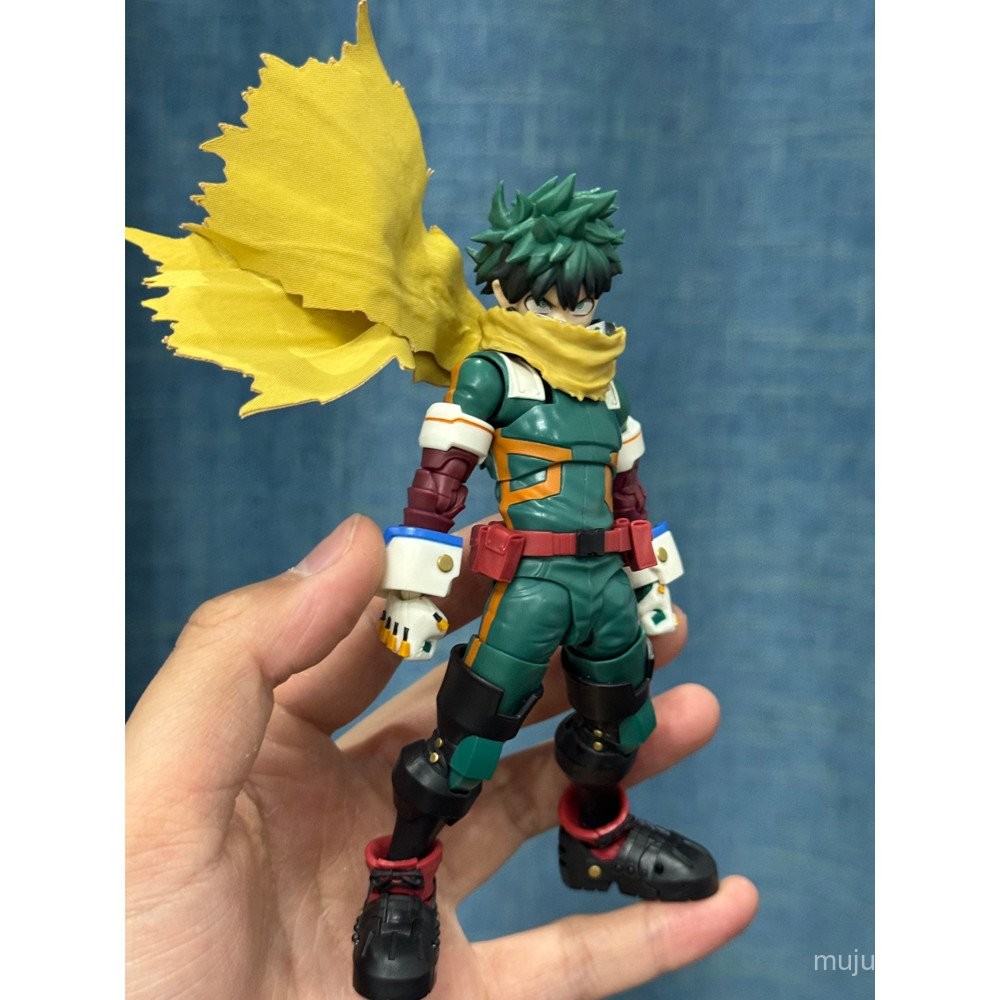 Shf Midoriya Izuku diy สามารถรูปร่างผ้าลวดเสื้อผ้าผ้าพันคอผ้าเคลื่อนย้ายได้อุปกรณ์เสริม L3AX