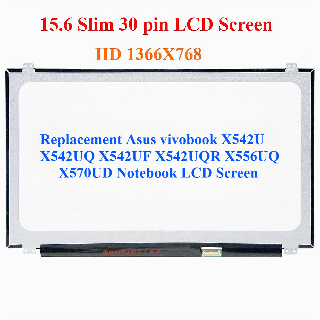 เปลี่ยน Asus vivobook X542U X542UQ X542UF X542UQR X556UQ X570UD โน้ตบุ๊คหน้าจอ LCD