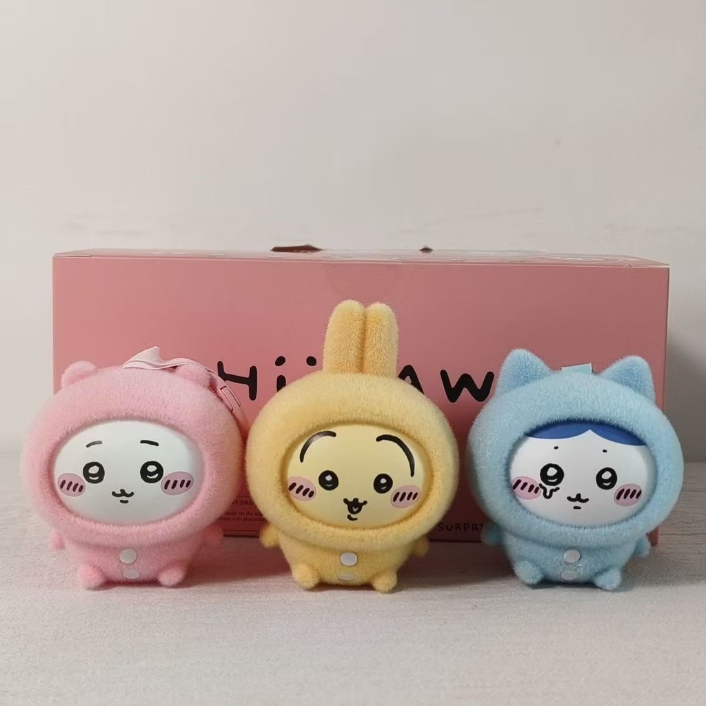 ของเล่นอินเทรนด์ Chikawa Pajama Series Face Change Hachiware จี้น่ารักตลก Face เปลี่ยนเครื่องประดับของเล่น Usaqi เพื่อน 3 สไตล์ของขวัญ