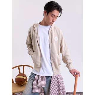AIIZ เสื้อฮู้ดผู้ชายแบบซิปผ้าเฟรนช์เทอร์รี่ย์ โลโก้สิงห์ AIIZ Men’s Lion Logo
