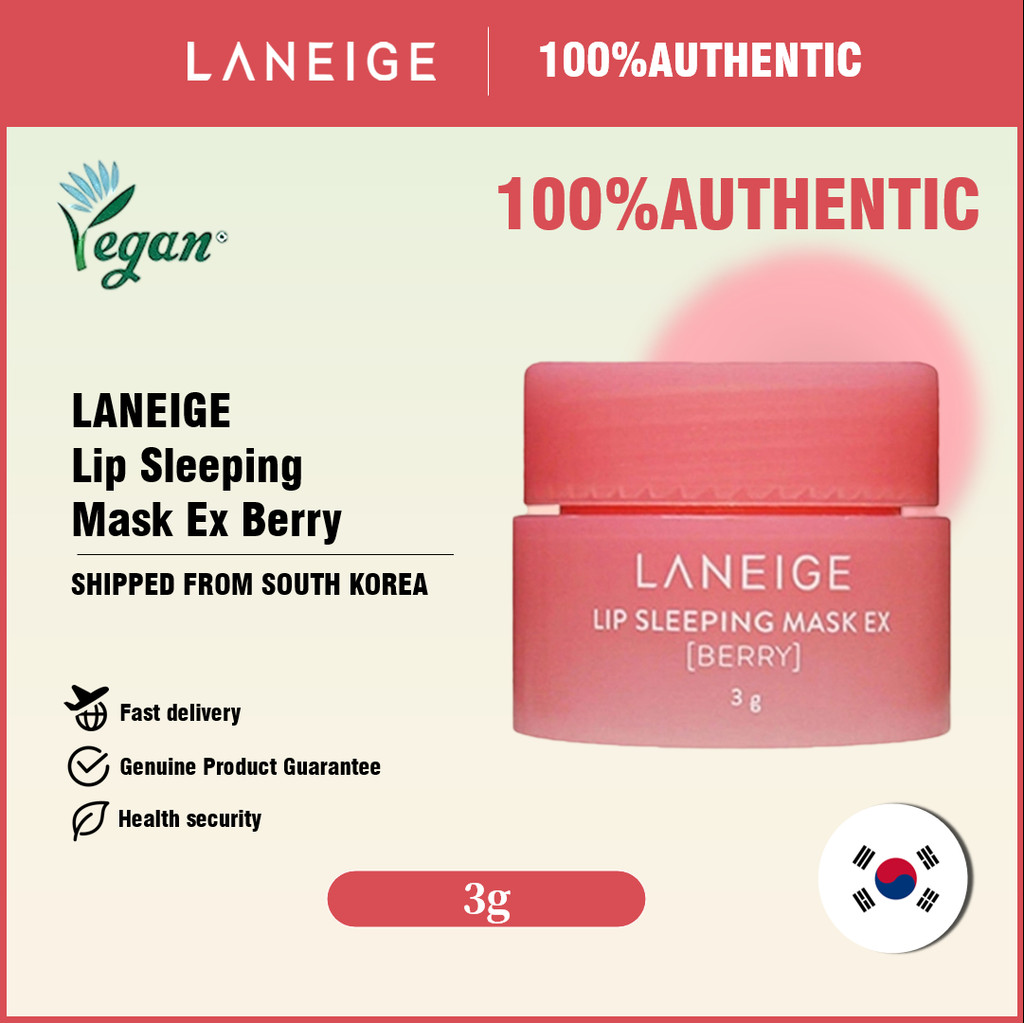 [LANEIGE] Lip Sleeping Mask Ex Berry - 3g / Lip Moisturizing / Lip Mask