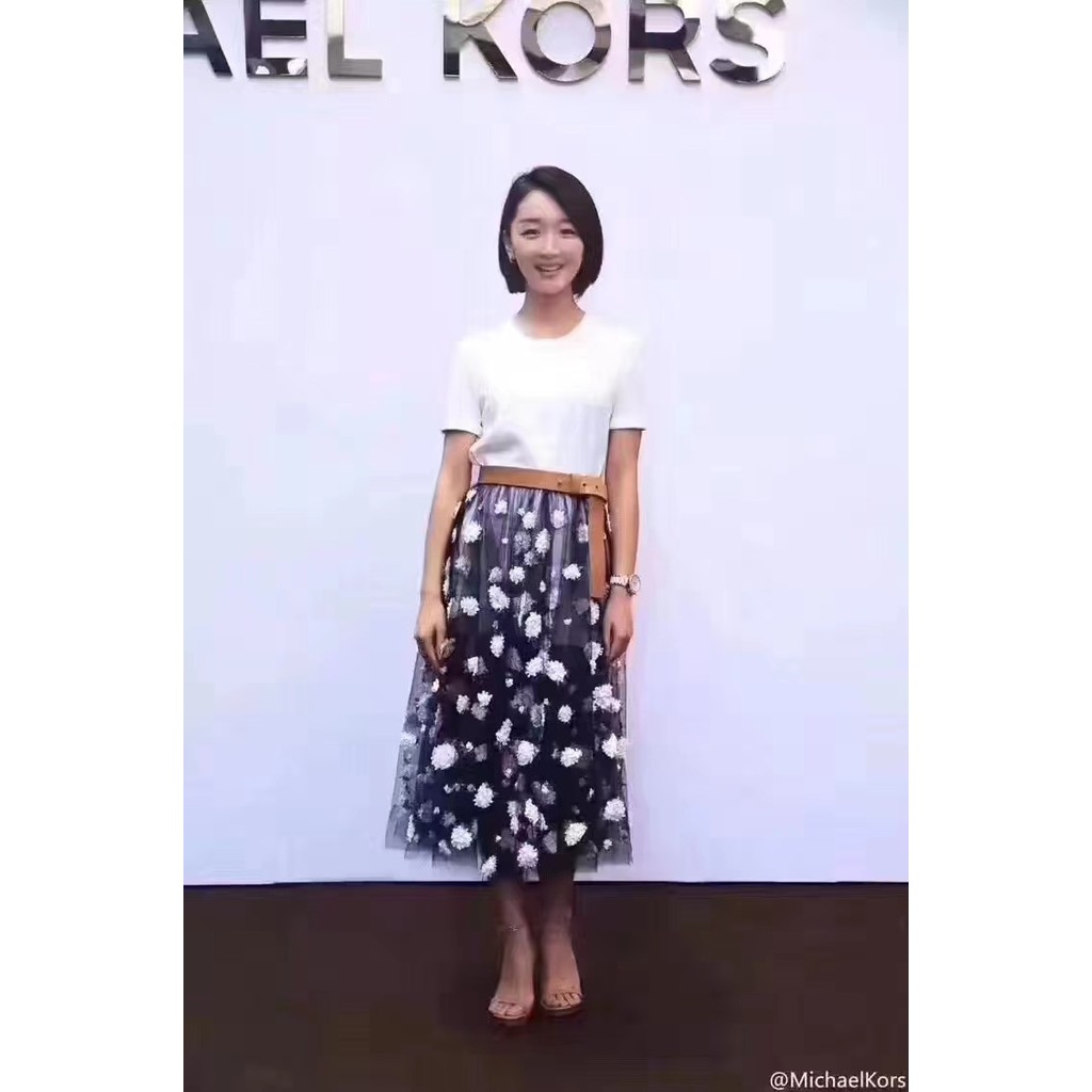 Mifang mk นาฬิกา Zhou Dongyu สไตล์เดียวกัน mk5774 Rose Gold สามตากล่องต้นฉบับ Single Shot US Direct 