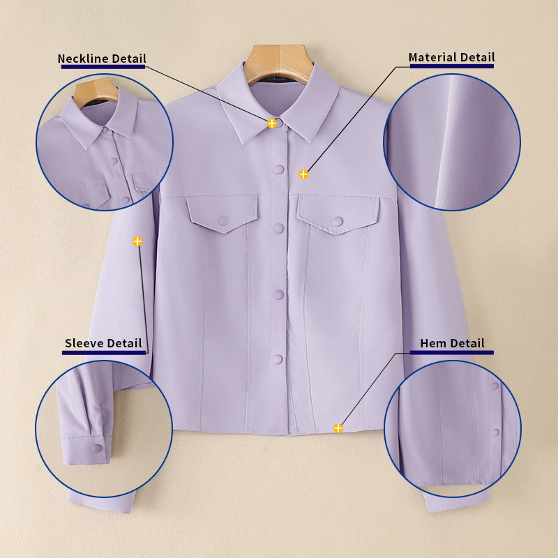 ZANZEA เสื้อแจ็คเก็ตแขนยาวสีทึบ สไตล์เกาหลีสำหรับผู้หญิง — صورة 7