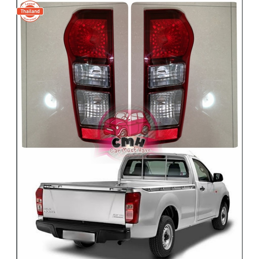 ไฟท้าย พร้อมชุดสายไฟ ISUZU DMAX อีซูซุ ดีแมคซ์ 2012 2013 2014 2015 เ้าดำ