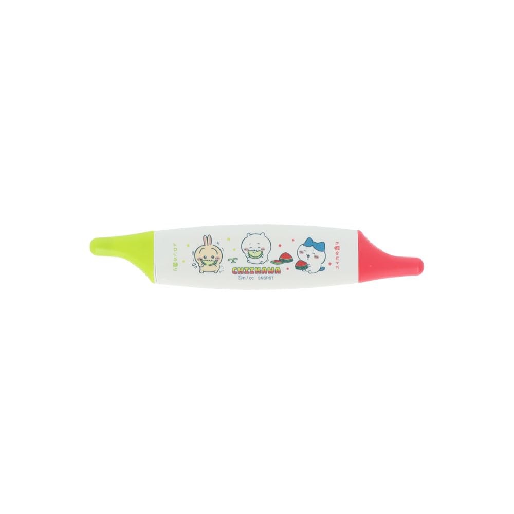 Sun-Star Stationery Chiikawa Goods Twin Marker Melon และแตงโม S4544420 กลิ่นหอมและแตงโม S4544420
