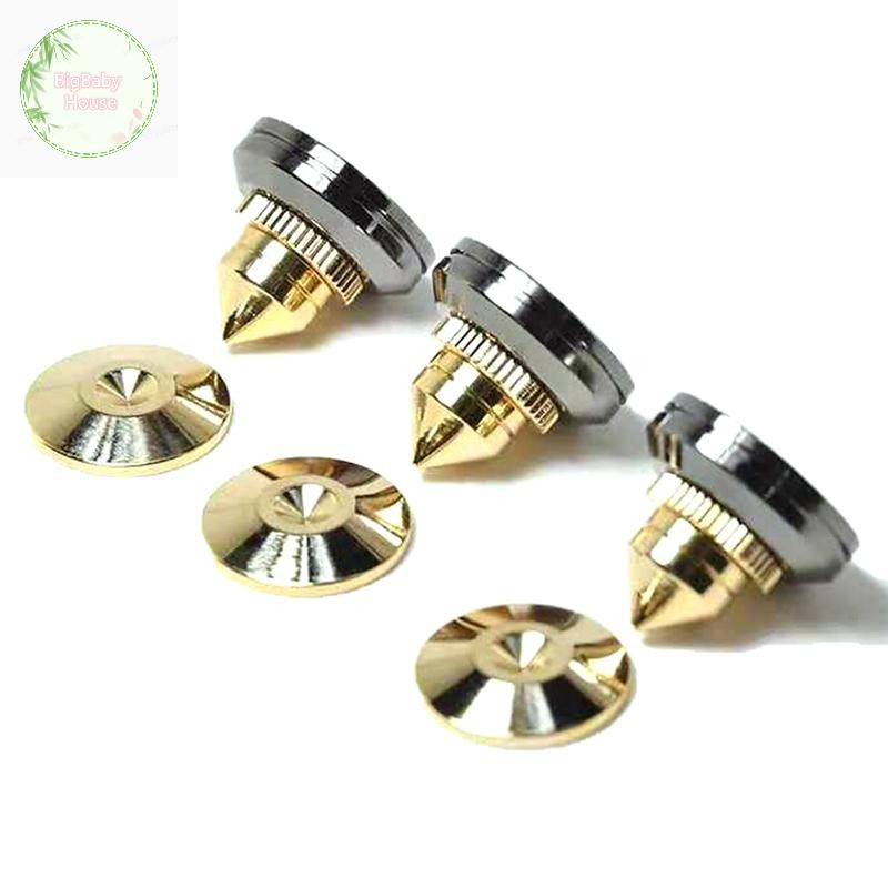 BigBabyHouse 4 ชิ้นลําโพงขาตั้งเท้า Spikes Mount ลําโพงกล่องเล็บแผ่นกันกระแทก TH - รูปที่ 2