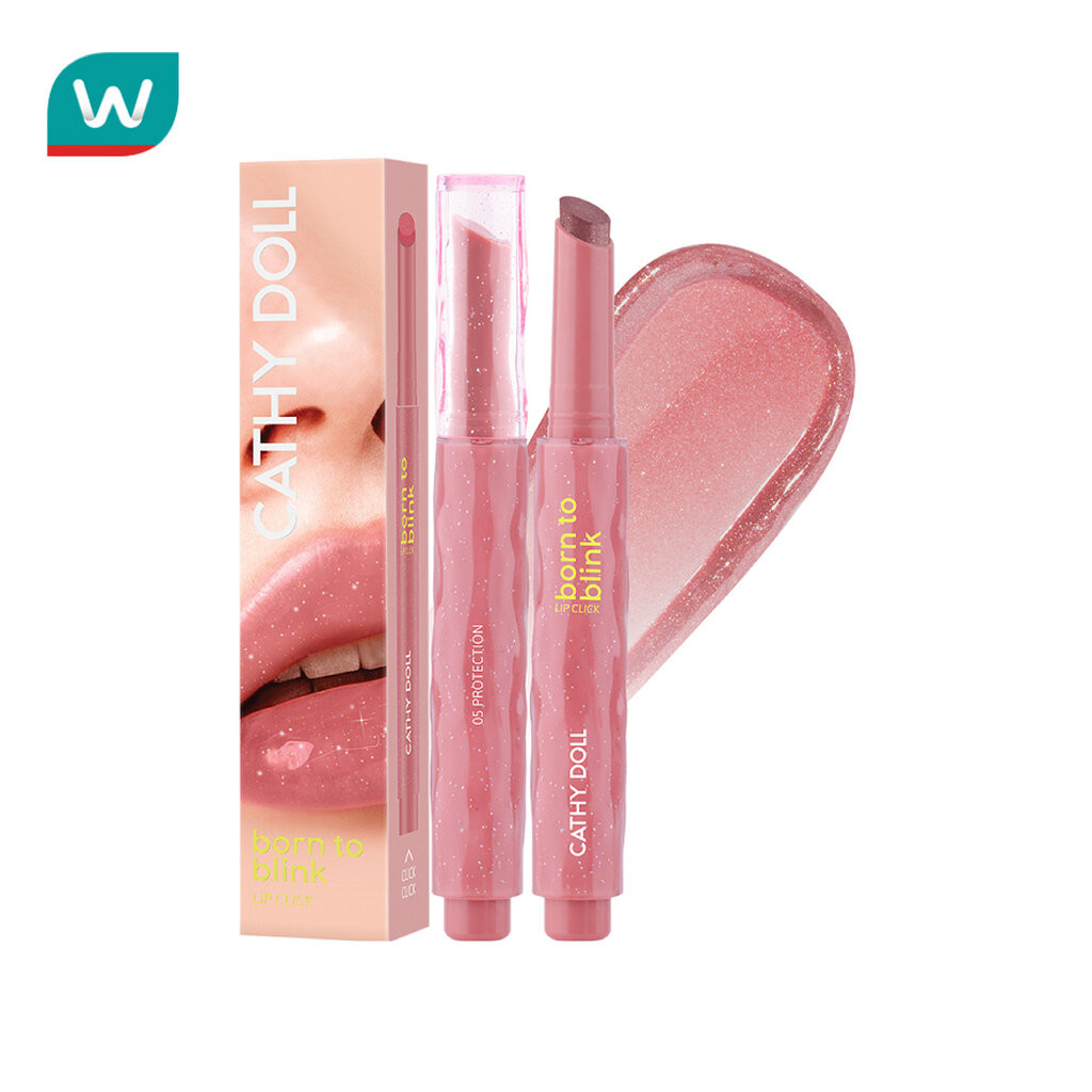Cathy Doll เคที่ดอลล์ บอร์น ทู บลิงก์ ลิป คลิก 2ก. 05 โพรเทคชั่น