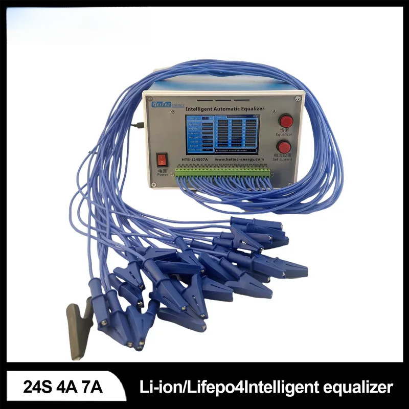 Heltecbms 2s to 24s battery automatic equalizer Li-ion/Lifepo4 Battery Voltage tester 4A 7A Electric