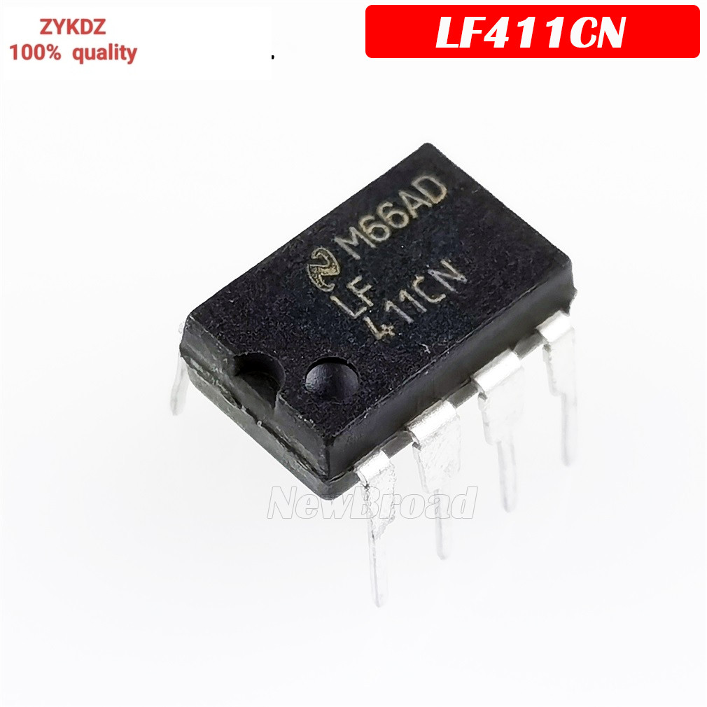 10PCS LF411CN DIP8 LF411 DIP 411CN DIP-8 IC ใหม่และต้นฉบับ