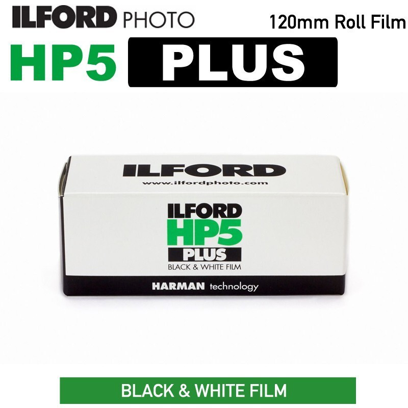 Ilford HP5 Plus 120 ฟิล์มลบขาวดํา 120 ม้วน FilmHT99 WTWV