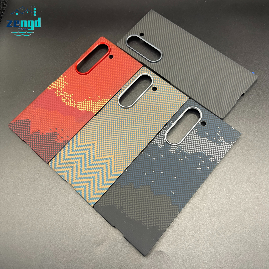 สําหรับเคสโทรศัพท์ Samsung Galaxy Fold6 Kevlar Aramid Fiber - น้ําหนักเบาทนทาน Drop Resistance Multi-Color